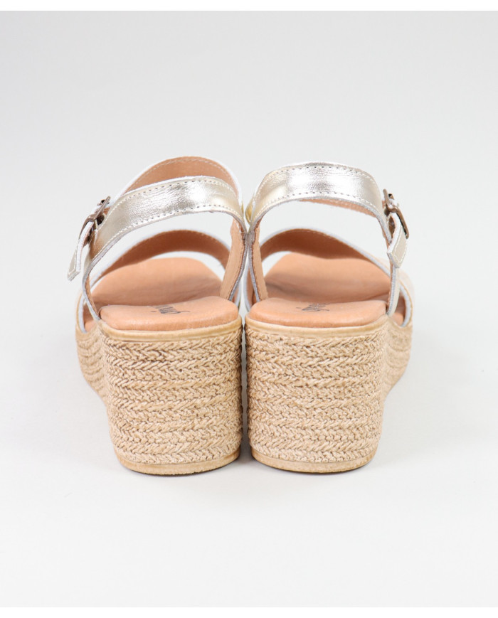 Sandalias de Senhora Ginova con cinta grabada