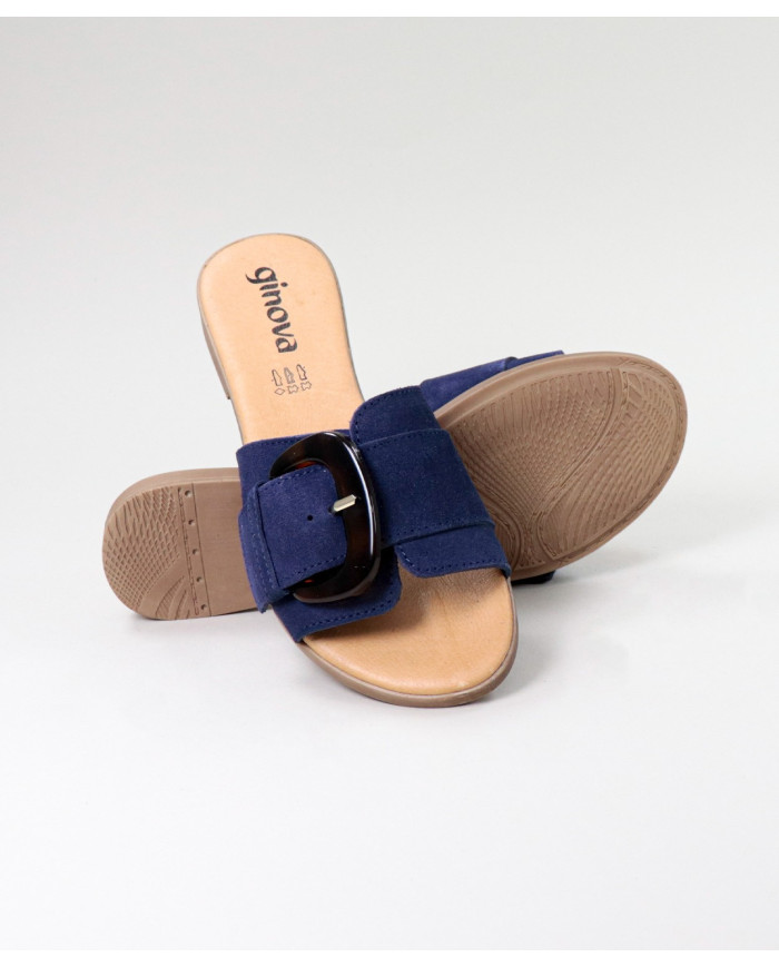 Zapatillas con Damas Buckle Ginova