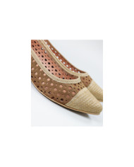 Camel Rasos Ginova Perforated Shoes