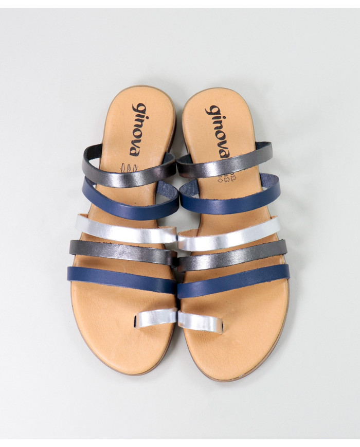Ladies Slippers with Ginova Strips