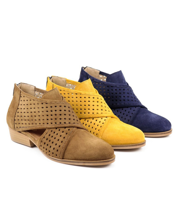 Ms. Ginova Botins with Cross Strip Perforated