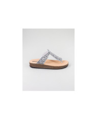 Chinelos Zebra de Senhora Ginova de Enfiar no Dedo