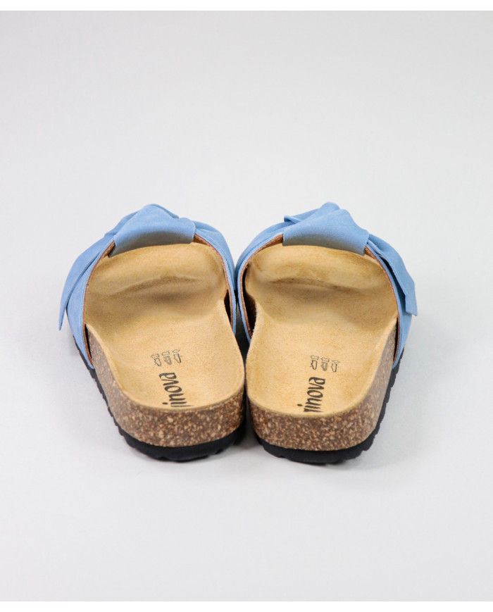 Blue Slippers of Lady Ginova with Lace