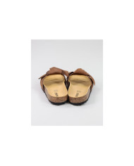 Chinelos Camel de Senhora Ginova com Laço