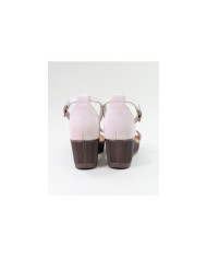 Sandálias Rosa de Senhora Ginova Fechadas Atrás