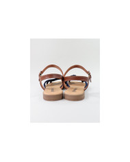 Blue Sandals by Madame Ginova with Cross Strips in Camurça