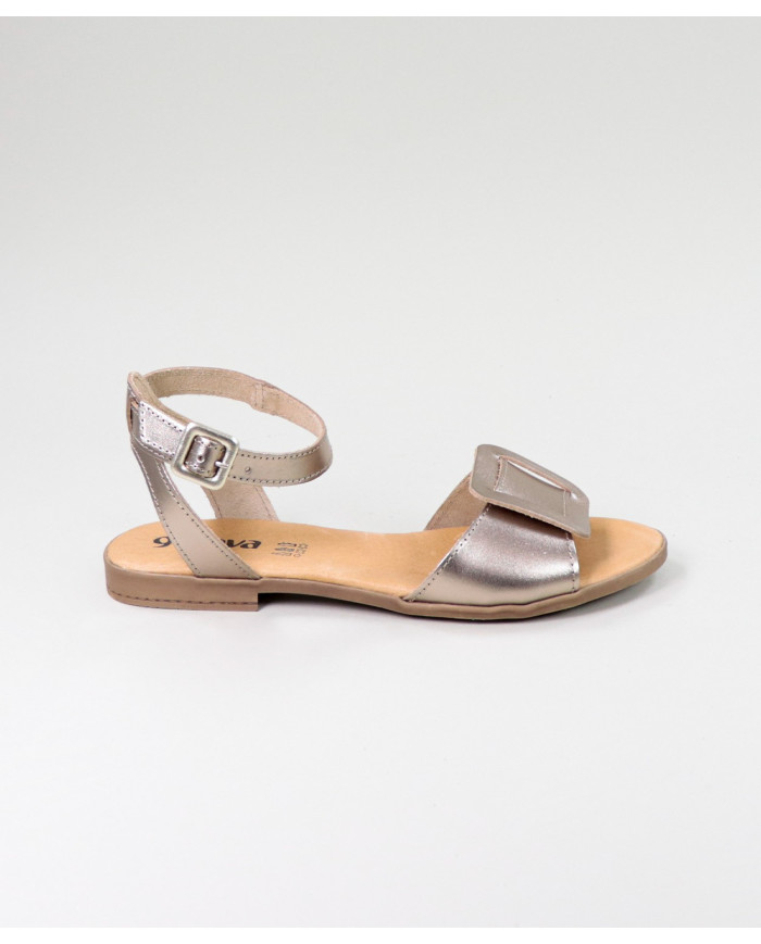 Lower sandals of Lady Ginova with Frontal Aplique