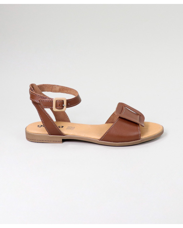 Lower sandals of Lady Ginova with Frontal Aplique