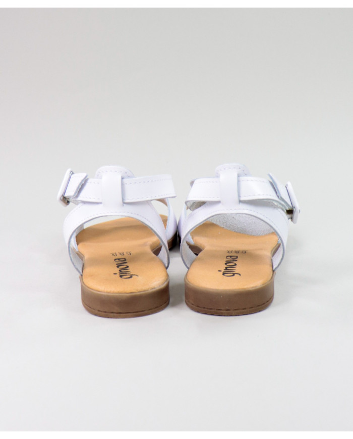 Lower sandals of Lady Ginova with Frontal Aplique