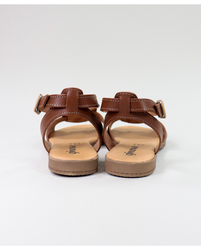 Lower sandals of Lady Ginova with Frontal Aplique