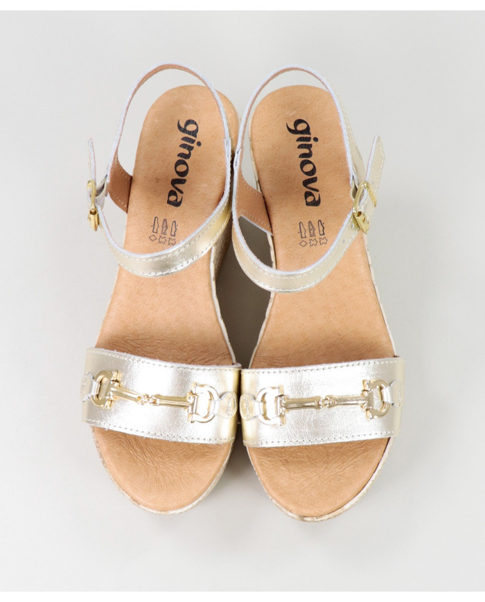 Sandalias Lady Ginova de Cunha con Aplique