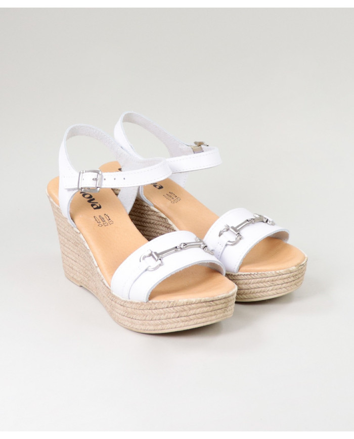 Sandalias Lady Ginova de Cunha con Aplique