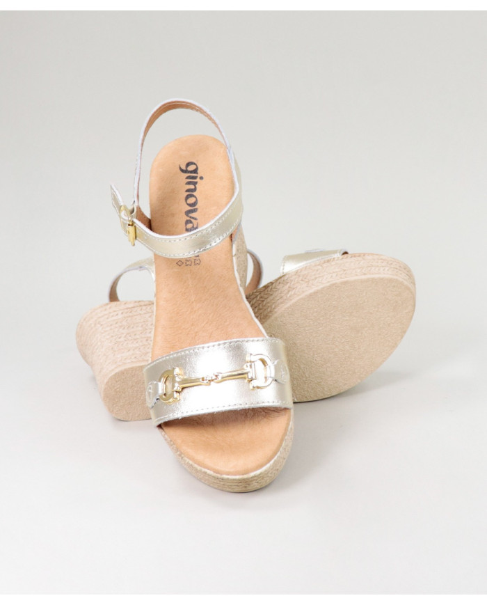 Sandalias Lady Ginova de Cunha con Aplique