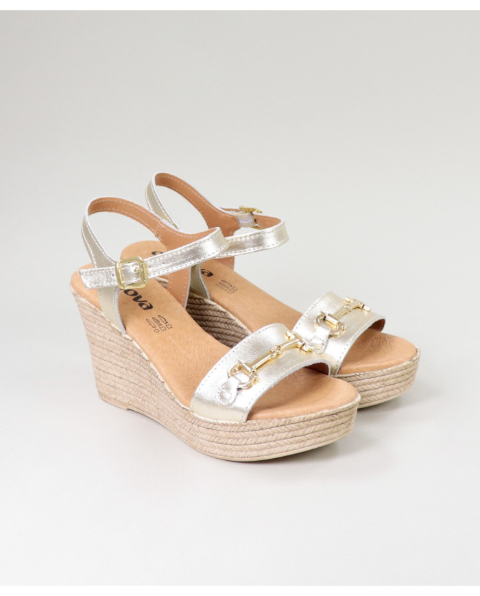 Sandalias Lady Ginova de Cunha con Aplique