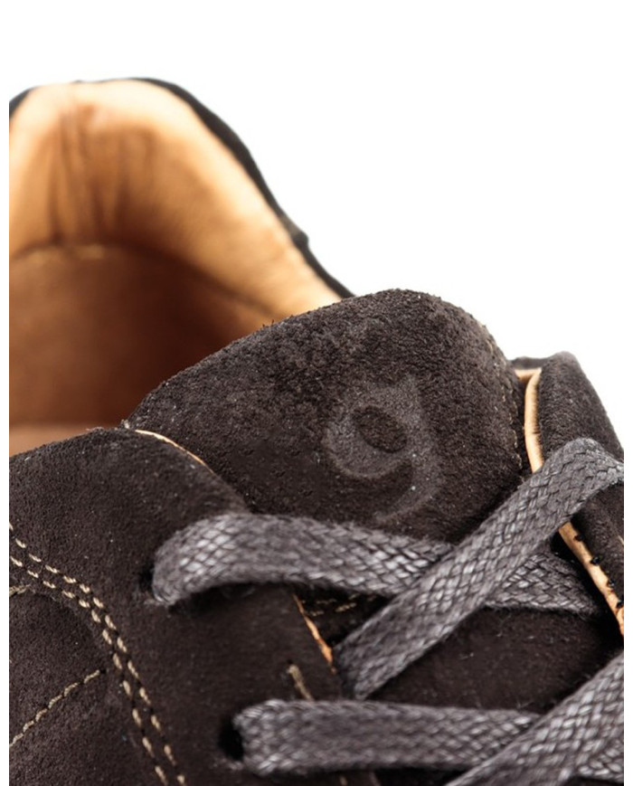 Men's Sneakers in Brown with Rubber Sole Ginova