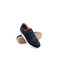 Men's shoes in Blue with Rubber Sole Ginova