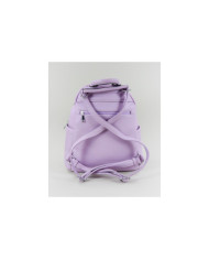Mochila Lilás com Bolsos na Frente