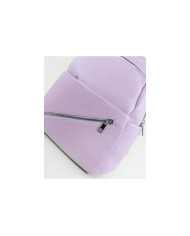 Lilac backpack with Pockets on the Front