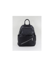 Mochila Preta com Bolsos na Frente