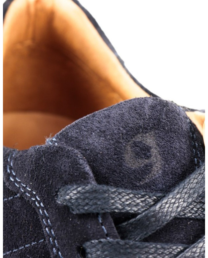 Men's shoes in Blue with Rubber Sole Ginova