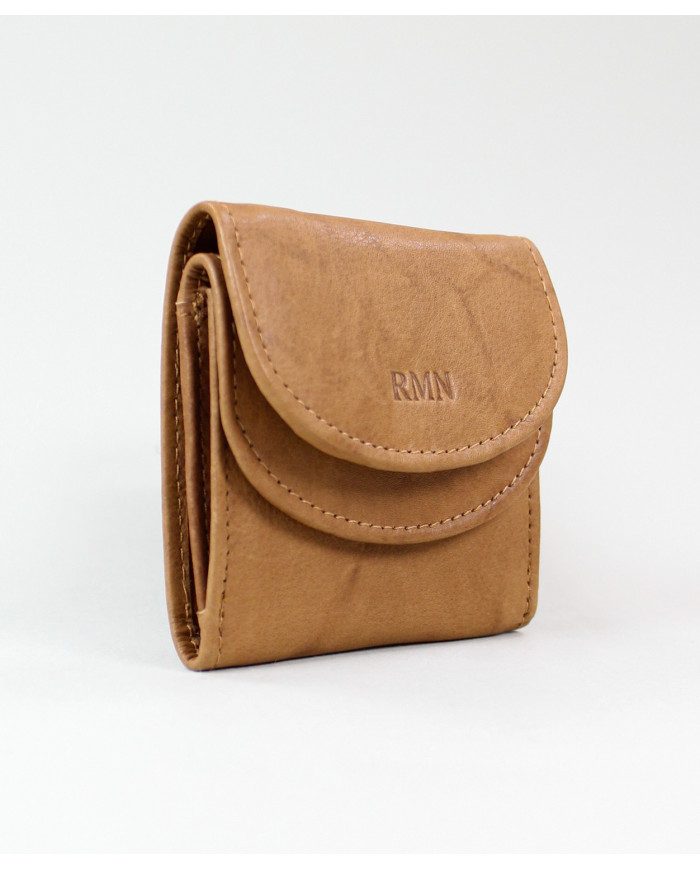 Wallet Hombres Cuero con Puerta-Moedas