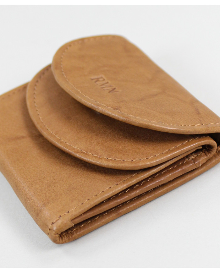 Wallet Hombres Cuero con Puerta-Moedas