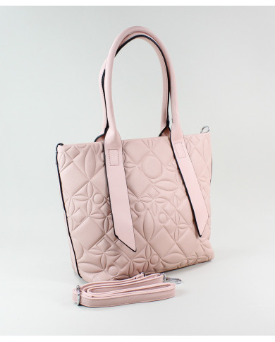 Ladies Pink Case with Decorated Front