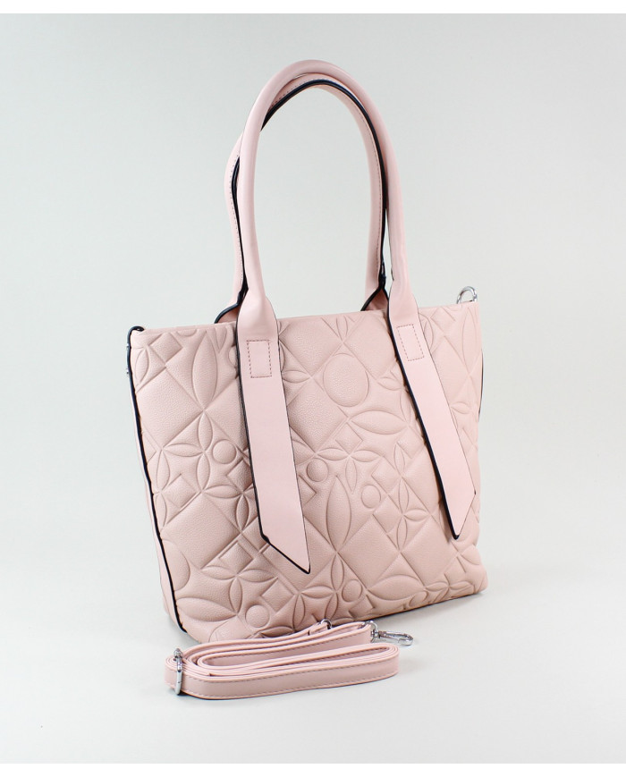 Ladies Pink Case with Decorated Front