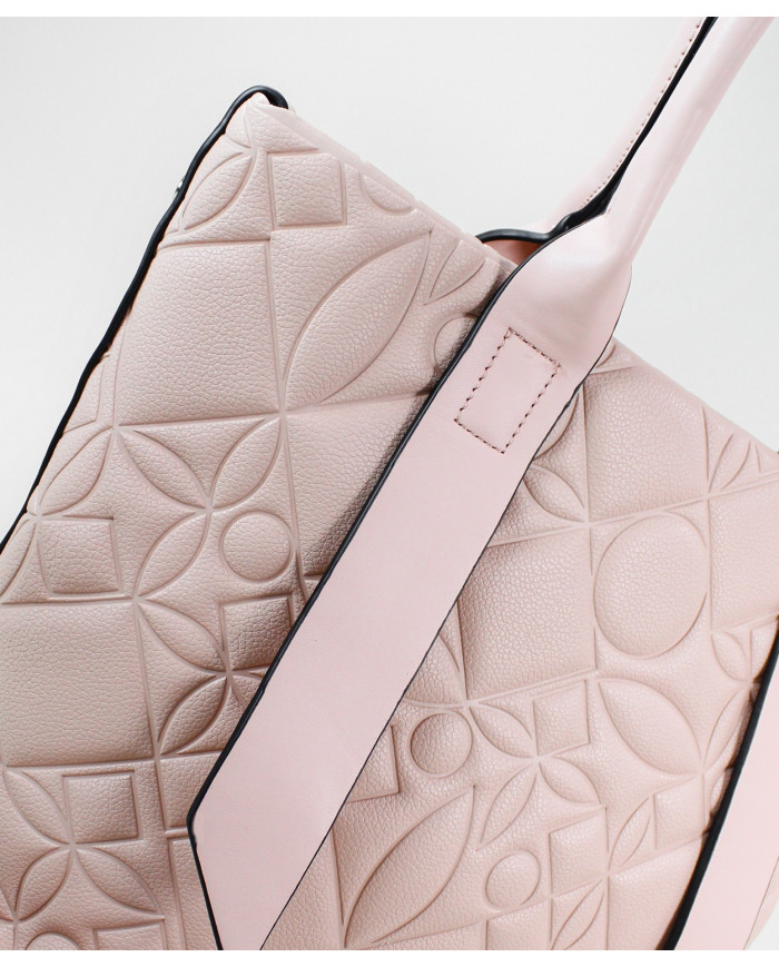 Ladies Pink Case with Decorated Front