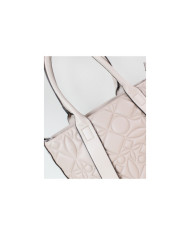 Damas Taupe Maleta con fachada decorada