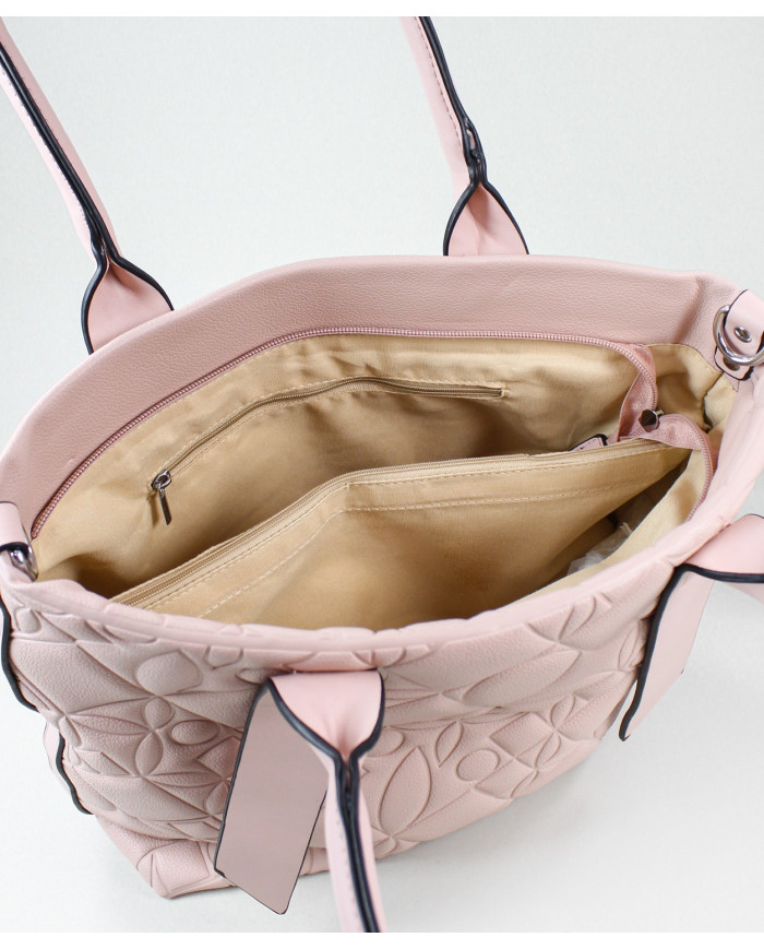 Ladies Pink Case with Decorated Front