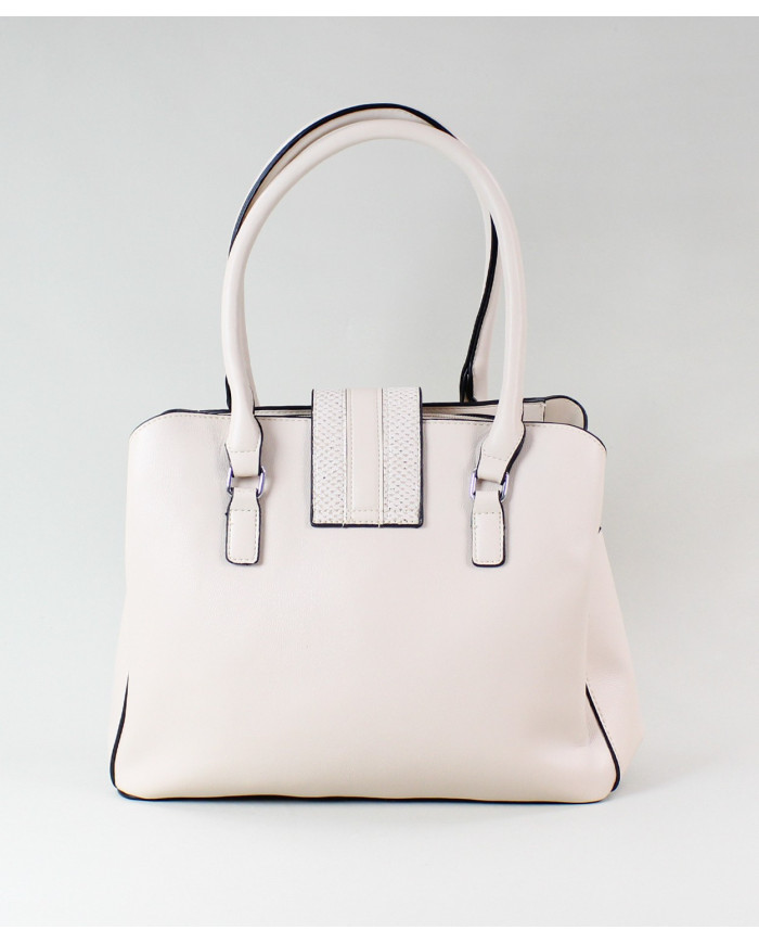 Lady Beige Bag con Buckle