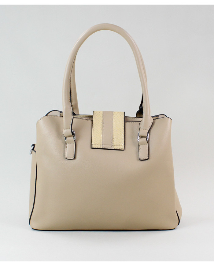 Chicas Taupe Bolsa con Buckle