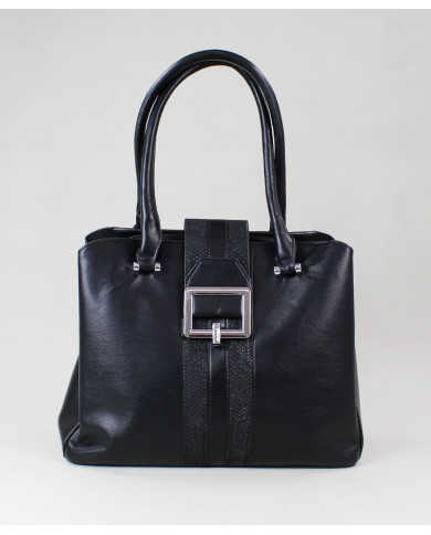 Black Lady Bag with Buckle