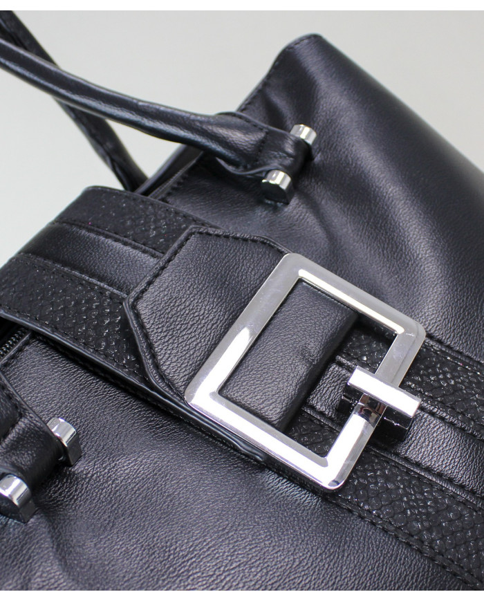 Black Lady Bag con Buckle