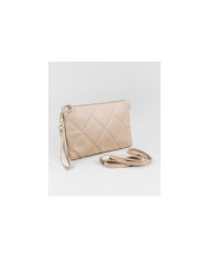 Clutch Feminina Taupe com Alça Removível