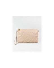 Clutch Feminina Taupe com Alça Removível