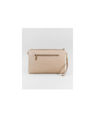 Clutch Feminina Taupe com Alça Removível
