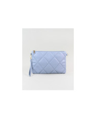 Blue Female Clutch with Removable Handle