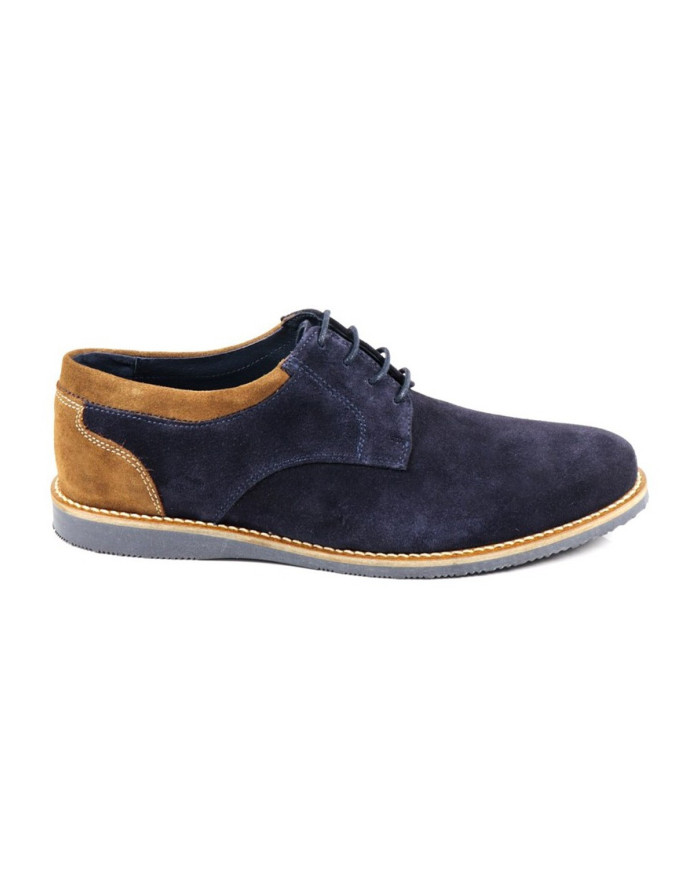 Blue Casual Men Shoes with Two Tonalities Ginova