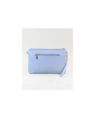 Blue Female Clutch with Removable Handle