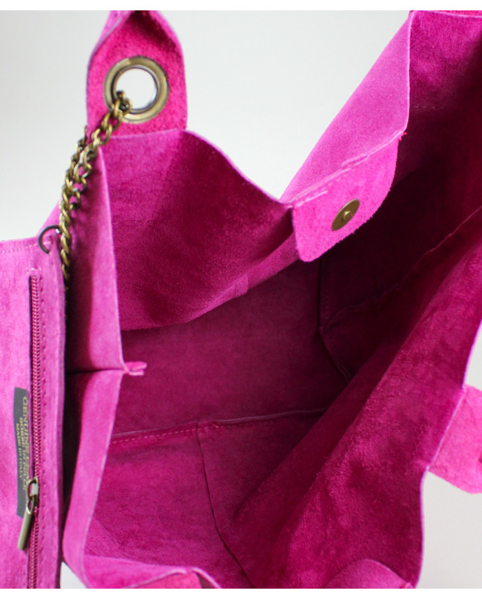 Mala de Senhora Rosa em Pele