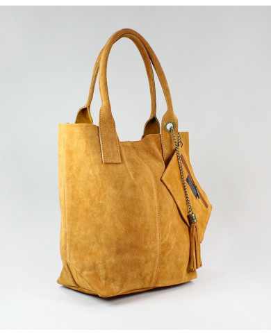 Lady Camel Bag en piel