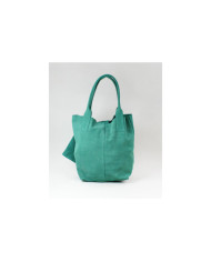 Green Lady's Bag in Skin