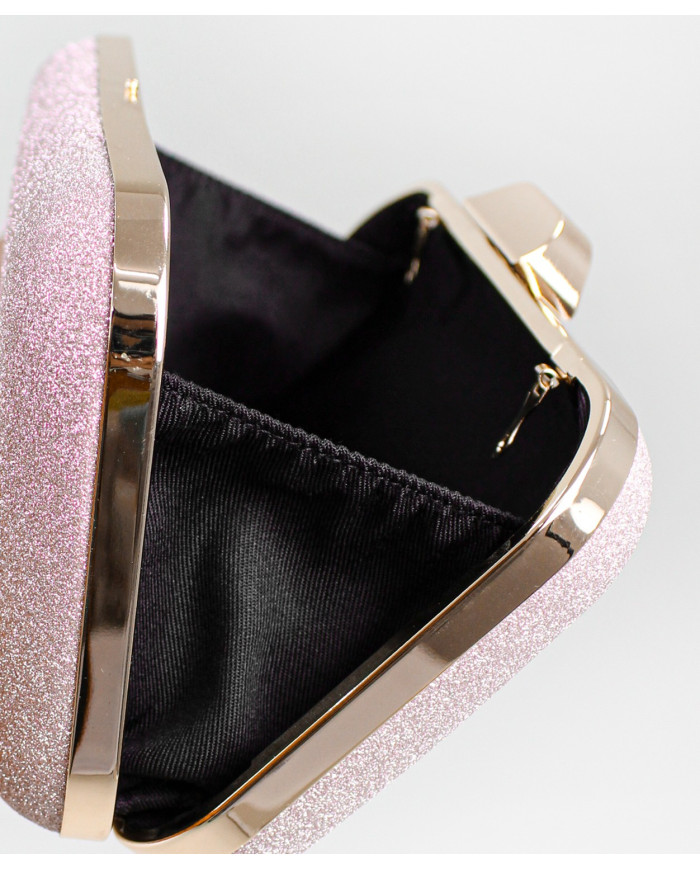 Pochete Rosa Elegante com Brilho