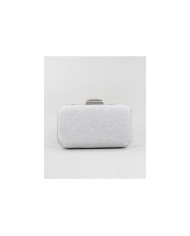 Pochete Prata Elegante com Brilho