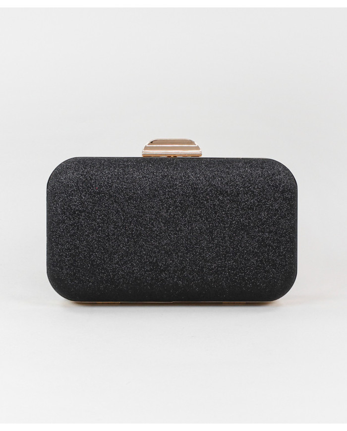Pochete Preta Elegante com Brilho