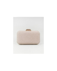 Pochete Champanhe Elegante com Brilho