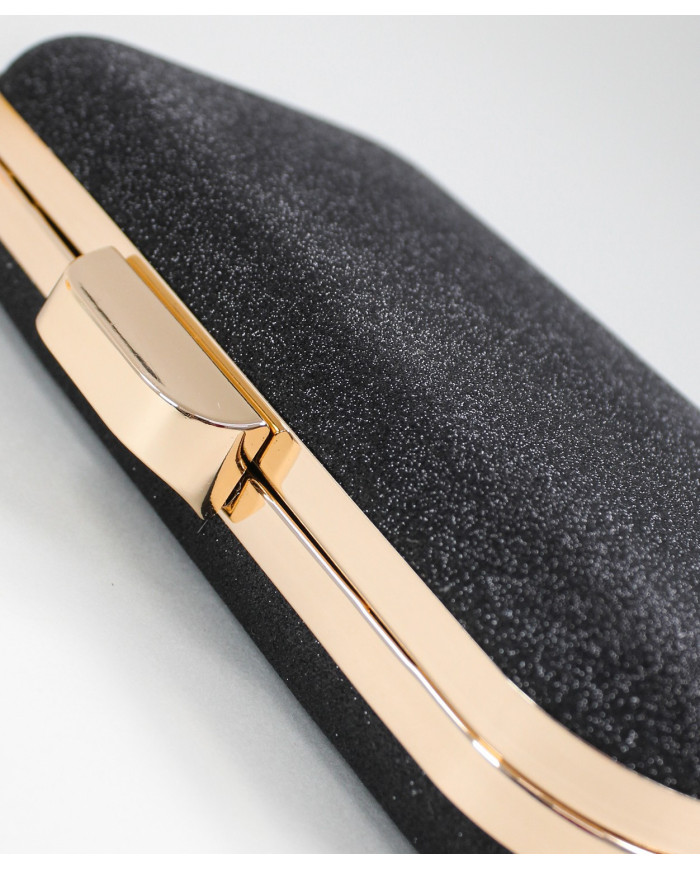 Pochete Preta Elegante com Brilho