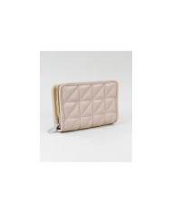 Ladies Taupe Wallet with Seams